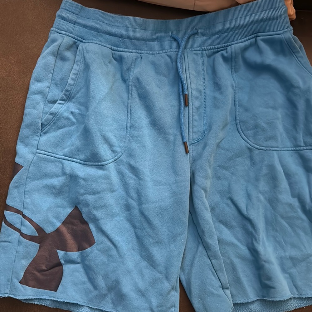 Under armor sweat pant shorts